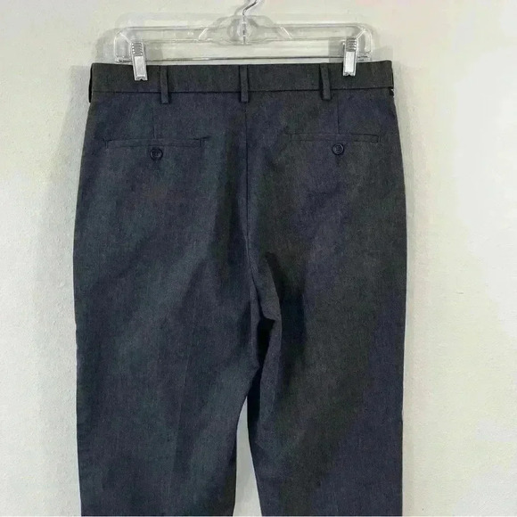 Dockers dark gray flat front relaxed fit pants - Picture 4 of 4